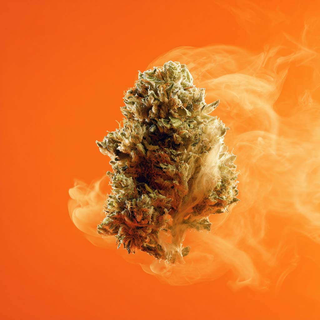 Cannazen Shop Cannabis Weed Sorte Aroma Geschmack Chem Chemical Gas Gassy Orange Rauch