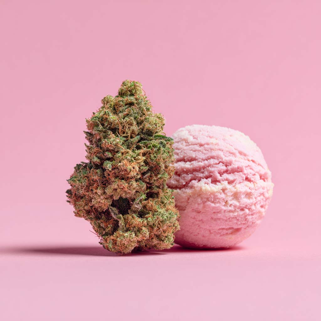 Cannazen Shop Cannabis Weed Sorte Aroma Geschmack Erdbeere Erdbeereis Frucht