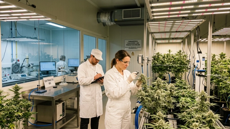 Lollipopping: Cannabis Anbau, Triebe und größere Blüten